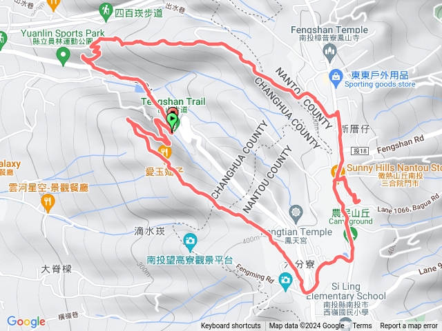 藤山步道&森林果園步道 O環