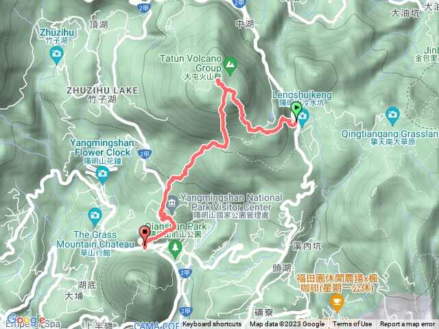 冷水坑上七星山苗圃下