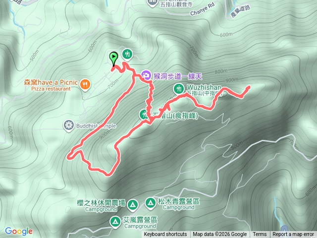 2026.01.10 五指山連峰(一線天下山)預覽圖