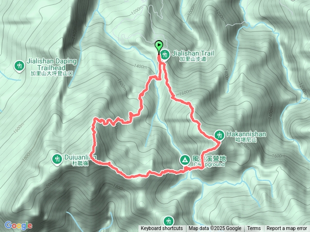 哈勘尼加里山縱走