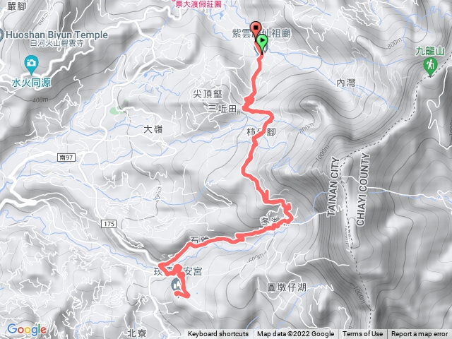 紫雲殿走福安宮步道