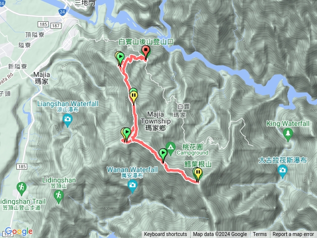 白賓山+真笠山+鱈葉根山