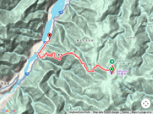 加羅湖下四季林道