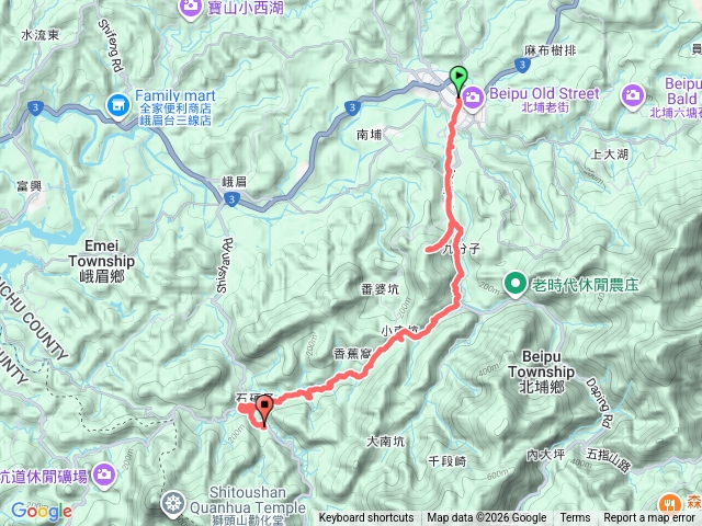 竹苗地區郊山行程 : 樟之細路 RSA-26.27.28 北埔老街~獅山遊客中心加碼大分林山。預覽圖