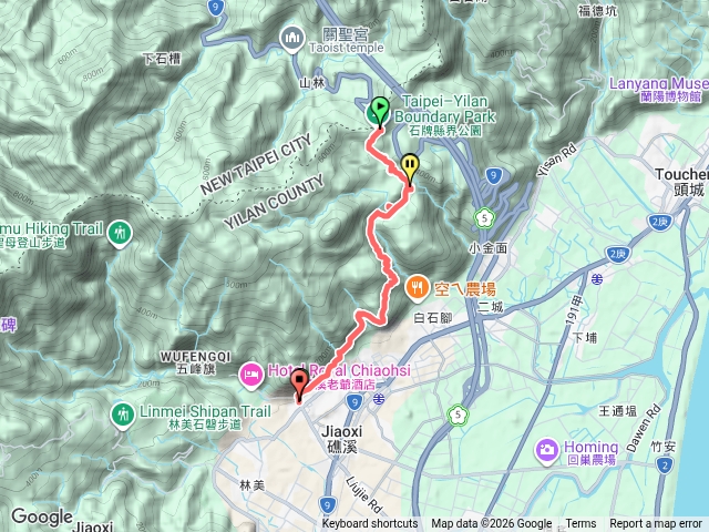 跑馬古道（礁溪-縣界公園）