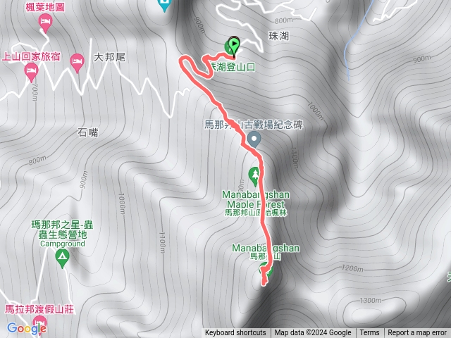 馬拉邦珠湖登山口上下預覽圖