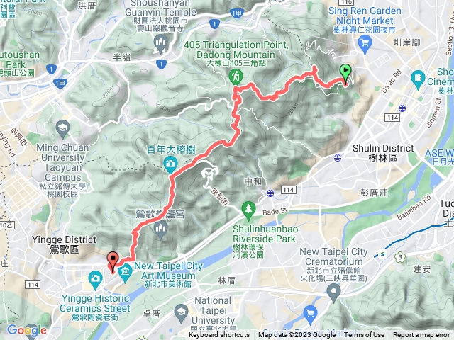 大涷山青龍嶺鶯歌石緃走