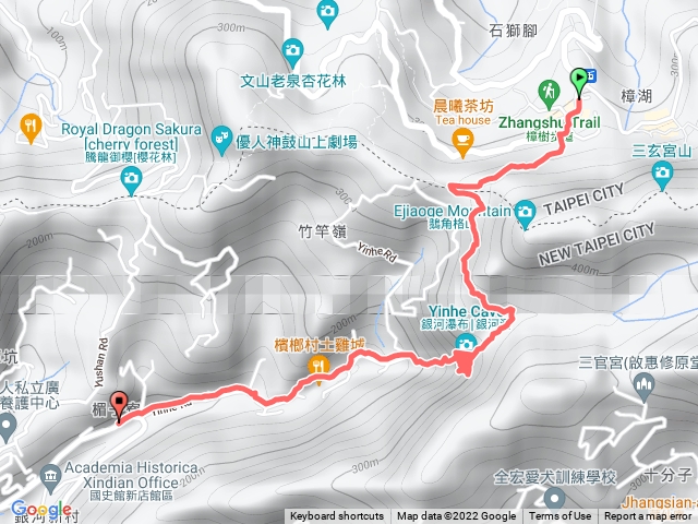 貓空-銀河洞-北宜公路