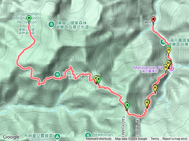 東滿縱走