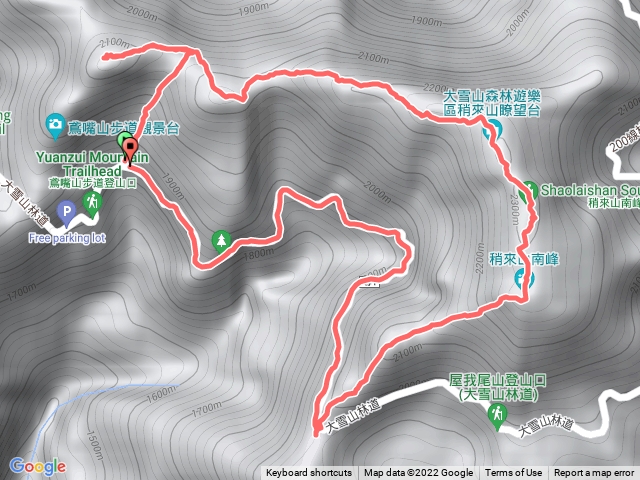 2022.12.05 鳶嘴稍來O型縱走