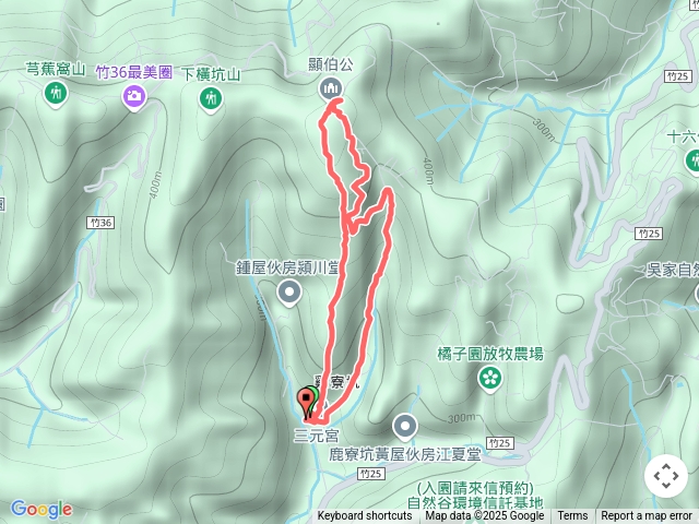 新竹芎林雞寮坑山環走
