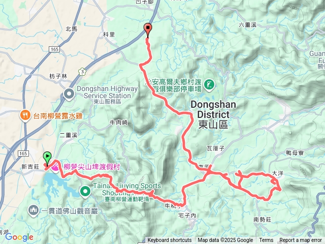 114-11-16 東山-山仔腳+鳥湖+大洋山+六寮埔山+官田+渡子頭
