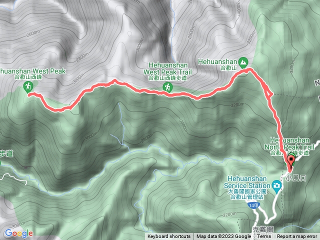 20231105，合歡北西（回程經反射板）