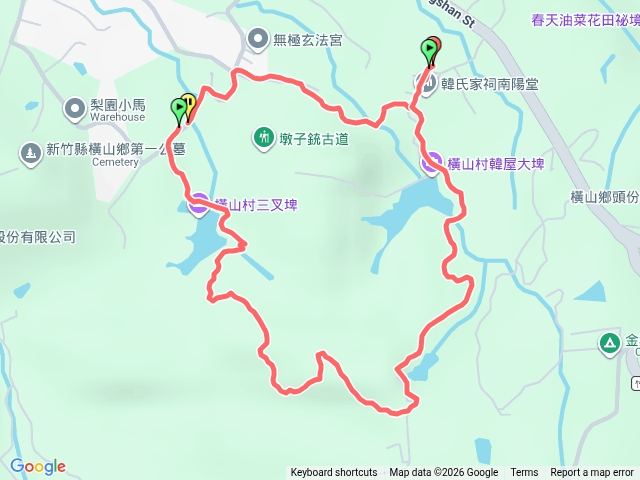 橫山墩子銃古道