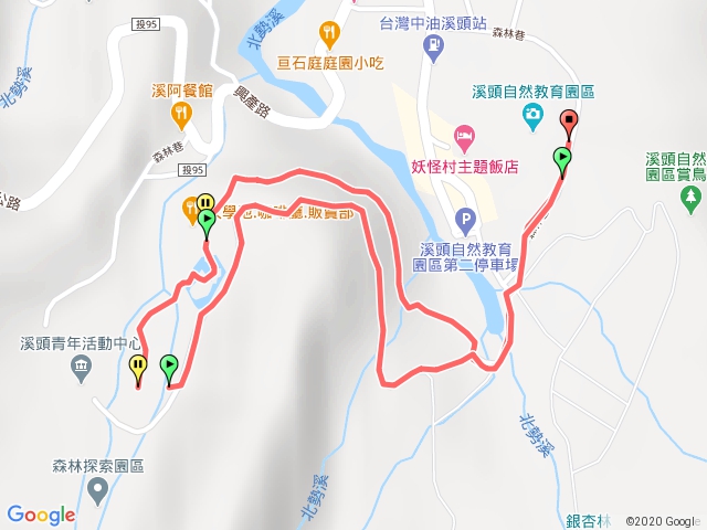 溪頭大學池步道
