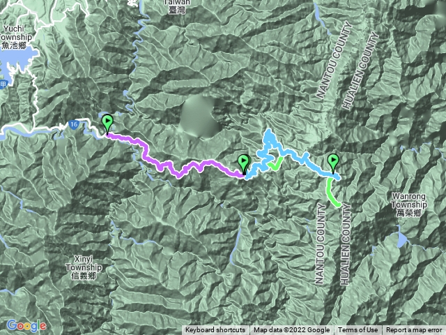 七彩湖六順山4日(丹大進出)