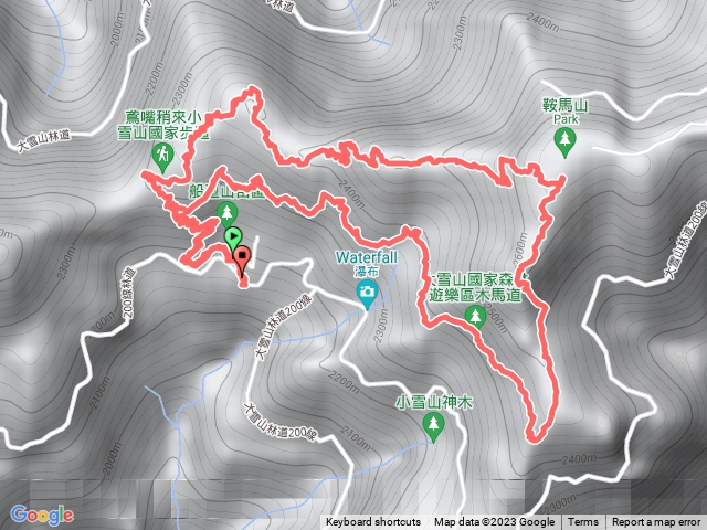 稍來小雪山步道41k上.木馬道回