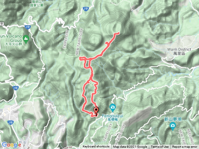 2021.10.15 萬溪路登峰圳水源頭~磺嘴山O繞