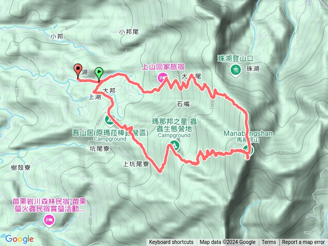 馬拉邦山（上湖⬆️天然湖⬇️）