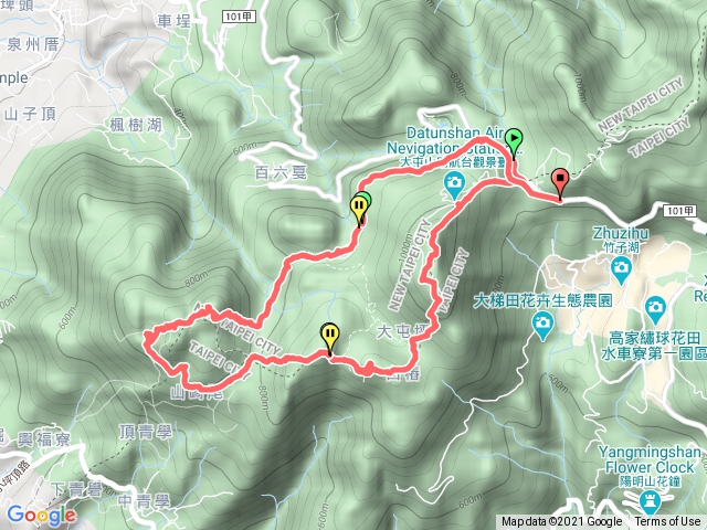 陽明山西部環型縱走