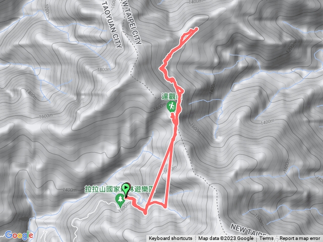 拉拉山國家公園（福巴到12K回程,達觀山)