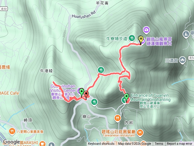 觀音山楓櫃斗湖步道牛港稜步道預覽圖