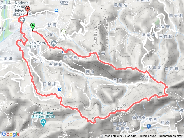 指南宮 猴山岳 二格山 十六分 樟湖步道 飛龍步道