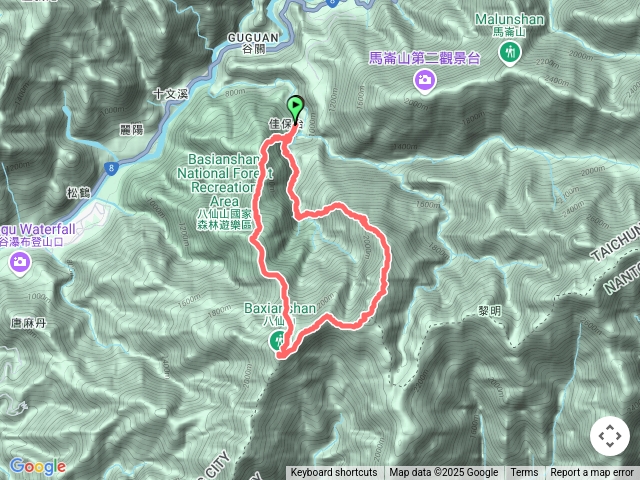 八仙山警官駐在所，上東八O繞八仙山