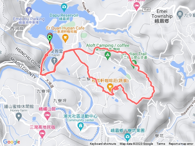 吾愛家園露營區-12寮登山O型步道-原路折返回露營區預覽圖