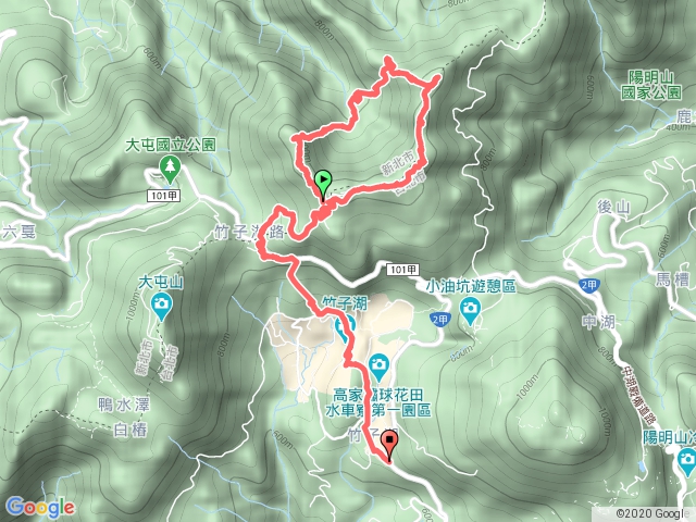 小觀音山O型下竹子湖派出所