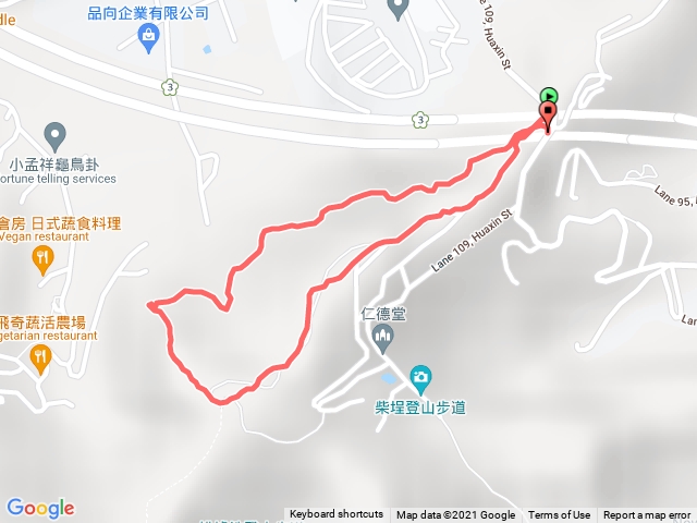 烘爐地步道山腰線