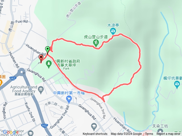 中興新村虎山健康步道小O繞