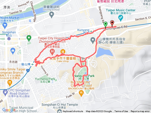 1110417南港公園3圈