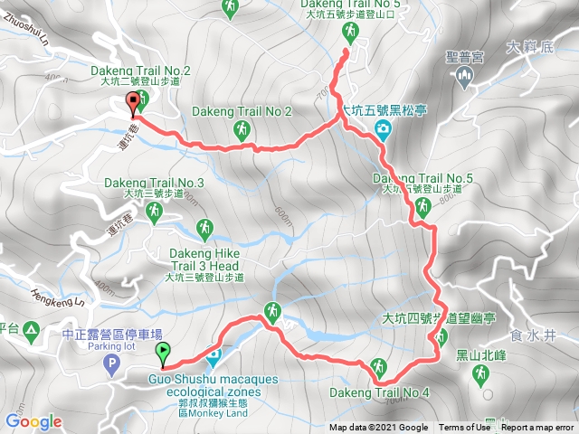 台中大坑2、4、5號步道