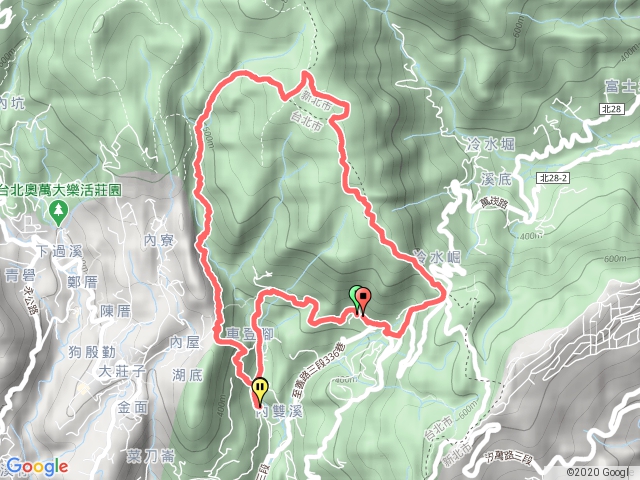 大畸頭內雙溪風擎三步道環走