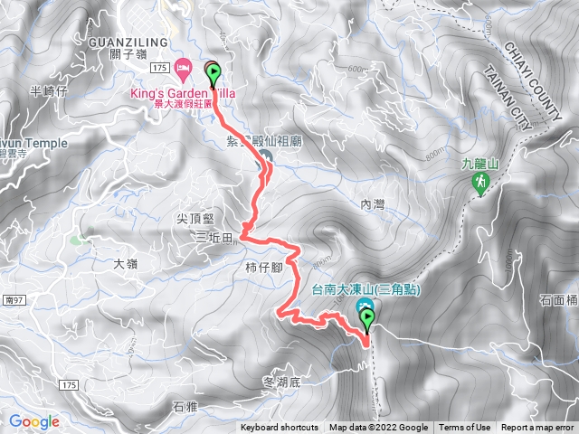 關嶺國小➡️大凍山，不含休息