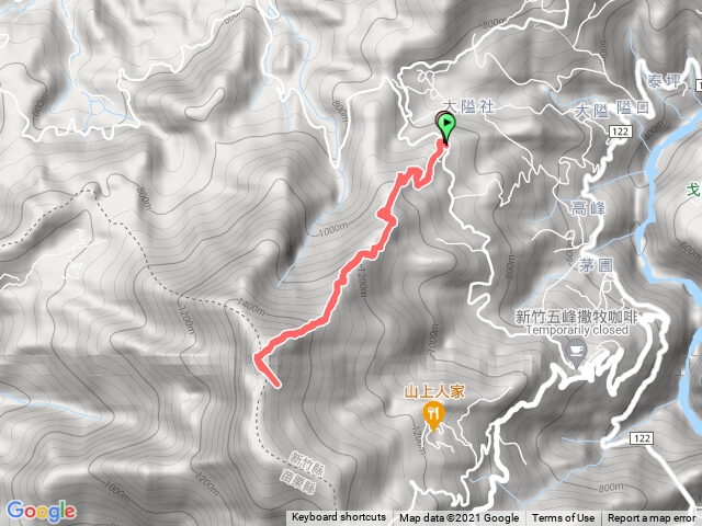 鵝公髻山第一登山口來回