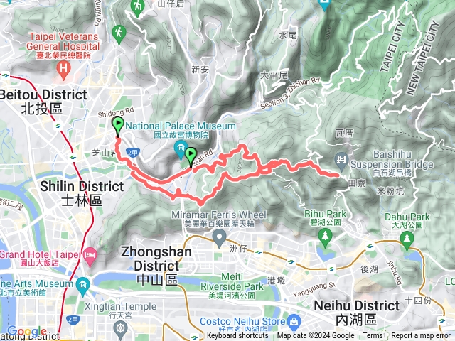 大崙尾山步道，燕溪古道