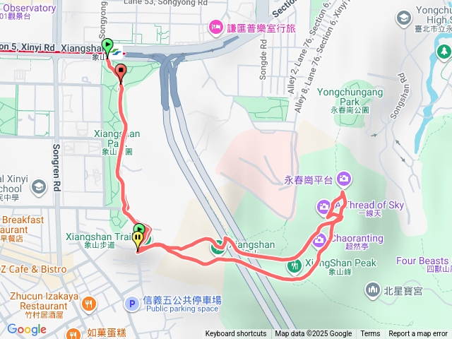 象山親山步道（捷運象山站出發）