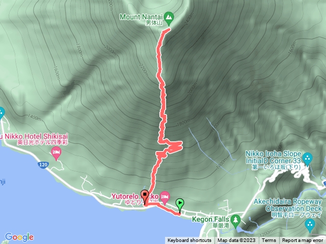 2023/10/14 日本男體山