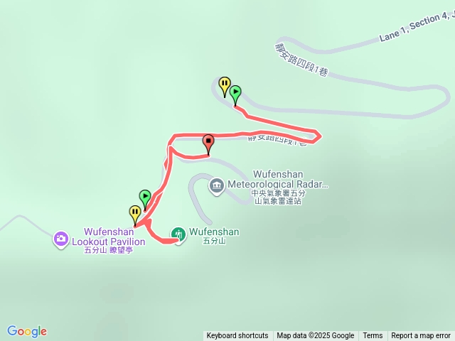 小百岳編號010：五分山步道