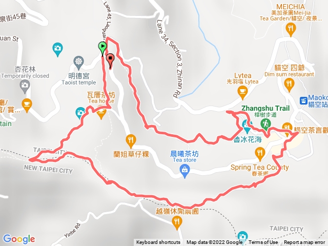 貓空樟湖步道環走