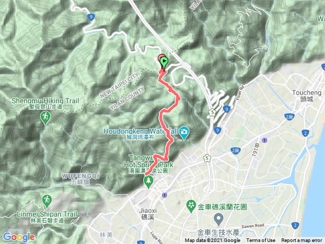 跑馬古道北口進