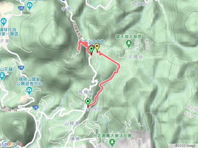 涓絲步道－冷擎步道－夢幻湖步道