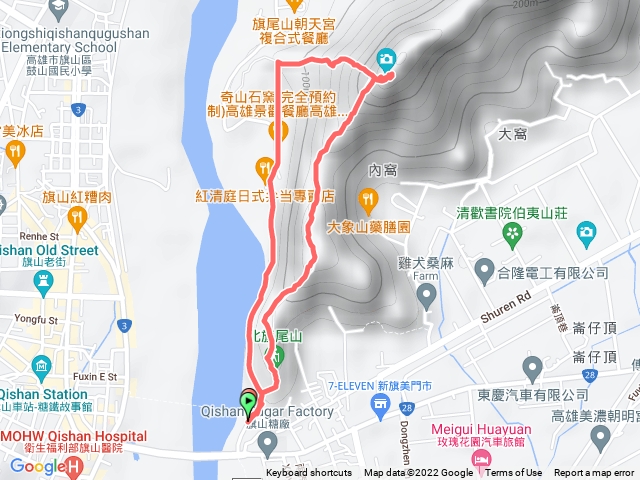 旗尾山1進3下