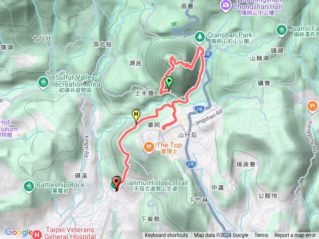 天母古道上紗帽山預覽圖