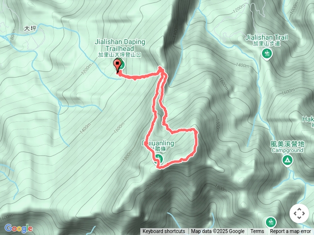 加里山大坪登山口杜鵑嶺