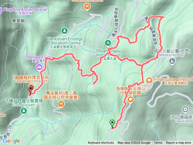 梅花三弄~內雙溪山~溪畔古道預覽圖