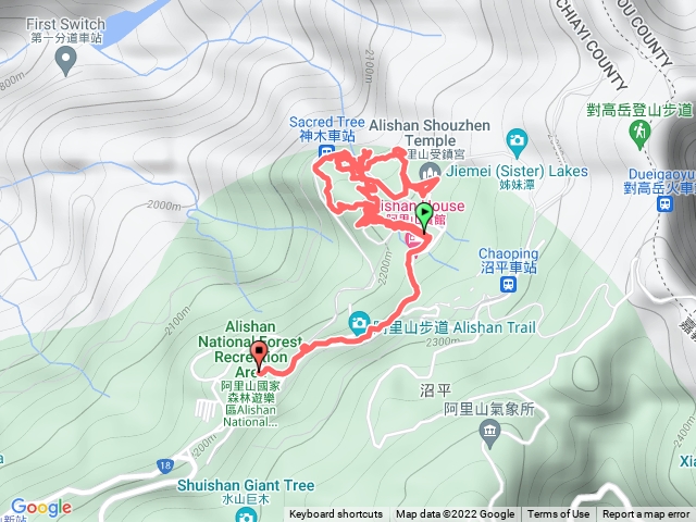 阿里山國家森林遊樂區巨木群步道