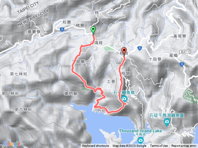 雷公埤山、小格頭獅頭山